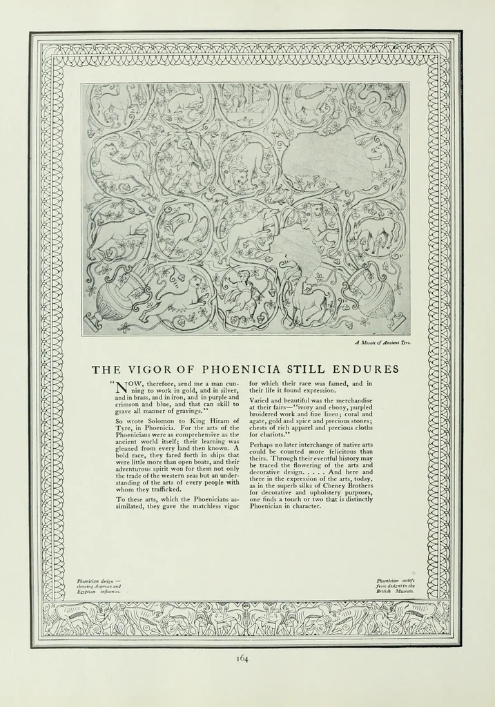 An illustration from The romance of design, 1926, leaf 184
