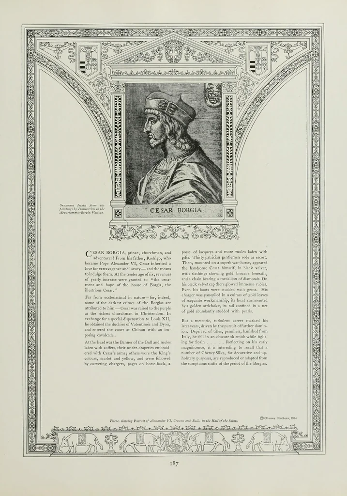 An illustration from The romance of design, 1926, leaf 207