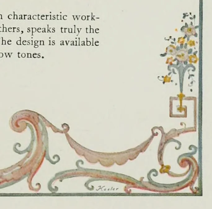 An illustration from The romance of design, 1926, leaf 231