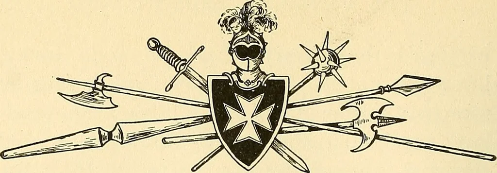 An illustration from Romance of the French abbeys, 1905, leaf 143