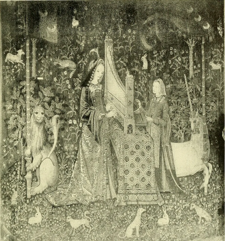 An illustration from Romance of the French abbeys, 1905, leaf 164