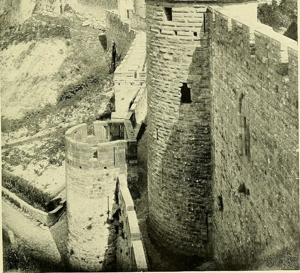 An illustration from Romance of the French abbeys, 1905, leaf 176