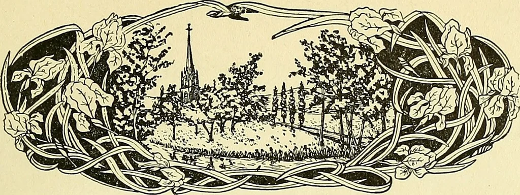 An illustration from Romance of the French abbeys, 1905, leaf 246