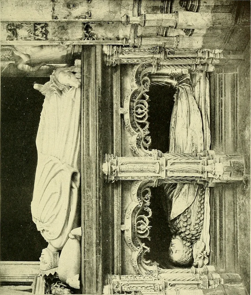 An illustration from Romance of the French abbeys, 1905, leaf 260