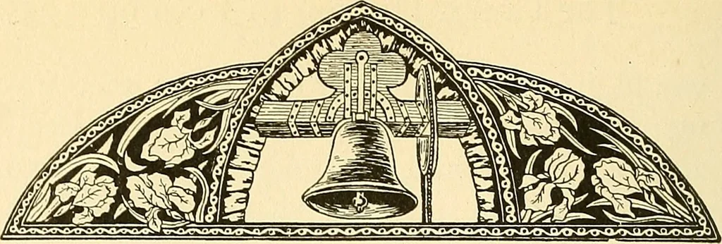 An illustration from Romance of the French abbeys, 1905, leaf 327