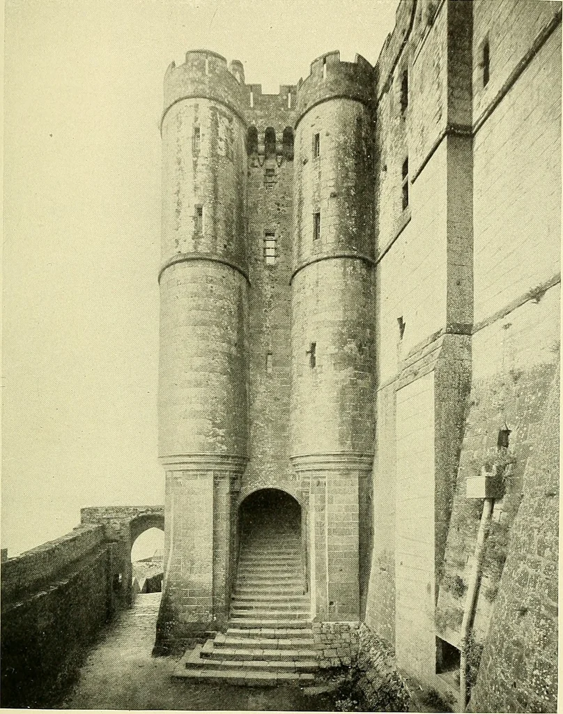 An illustration from Romance of the French abbeys, 1905, leaf 366