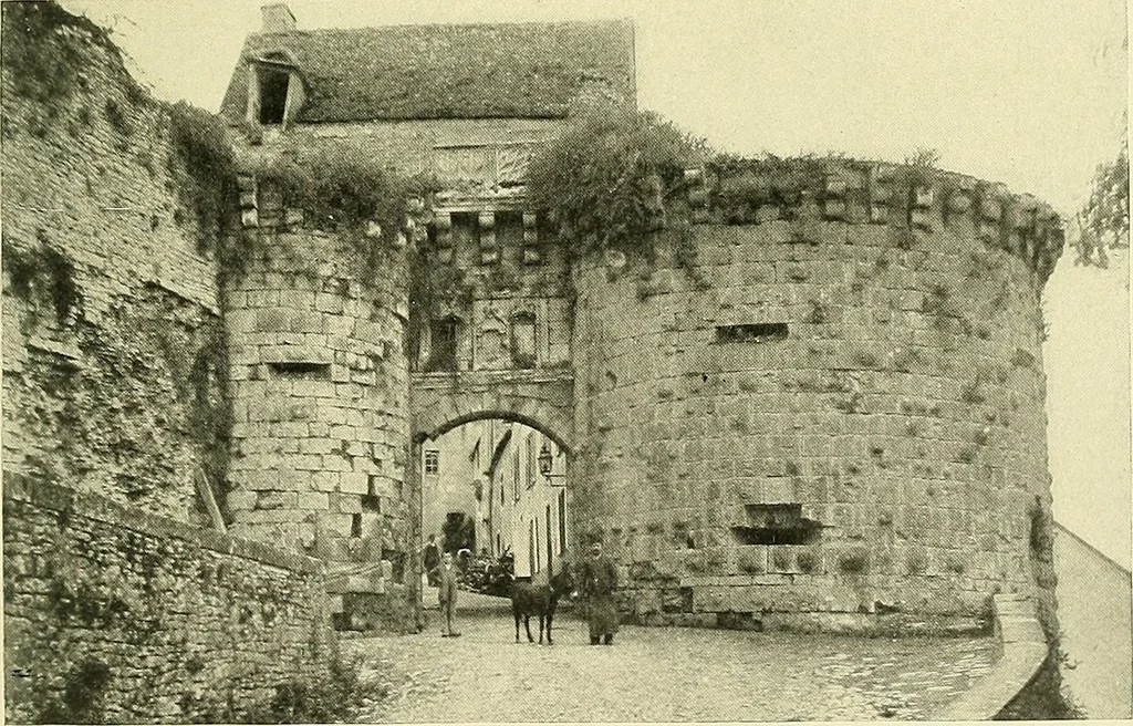 An illustration from Romance of the French abbeys, 1905, leaf 38