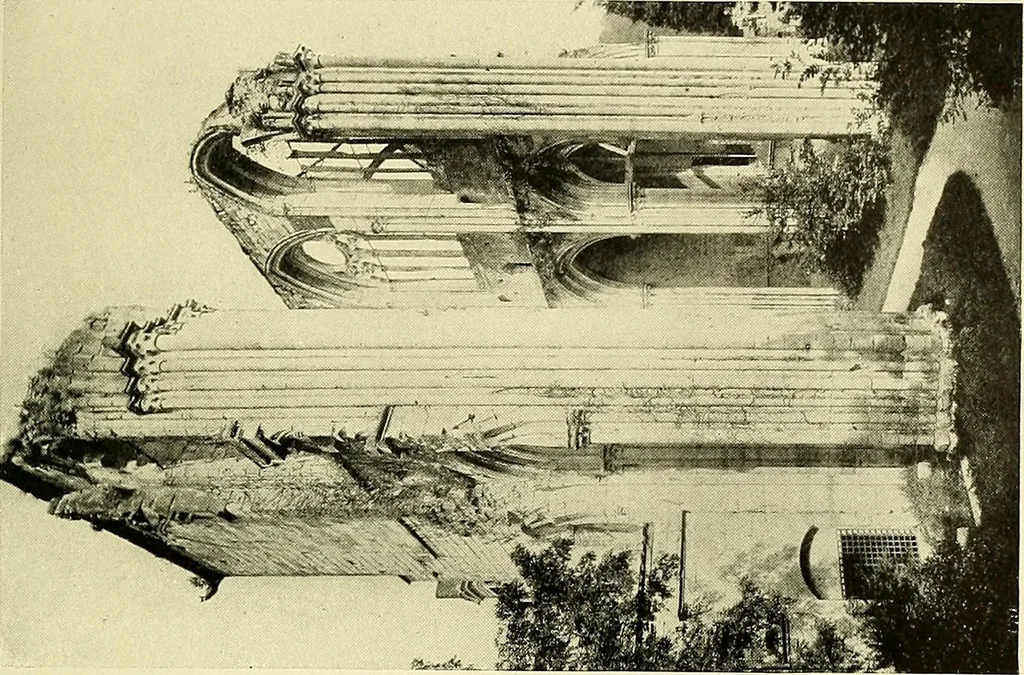An illustration from Romance of the French abbeys, 1905, leaf 392