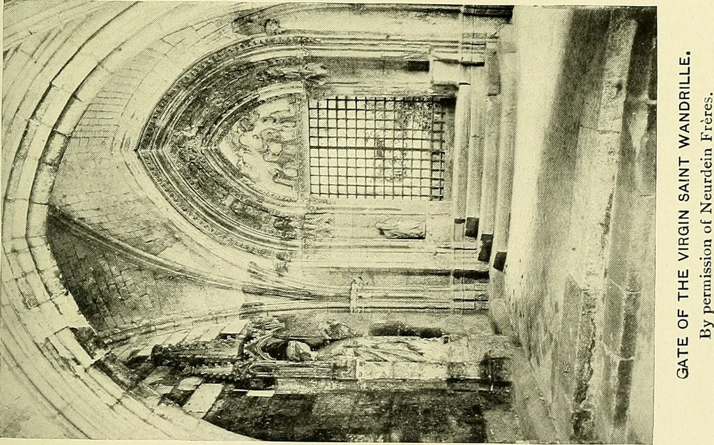 An illustration from Romance of the French abbeys, 1905, leaf 392