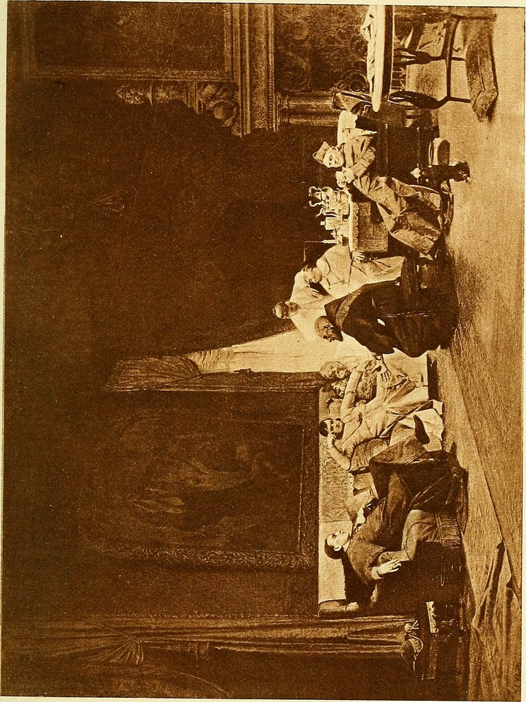 An illustration from Romance of the French abbeys, 1905, leaf 420