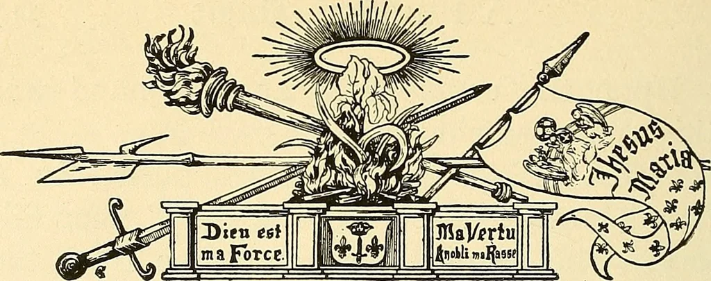 An illustration from Romance of the French abbeys, 1905, leaf 427