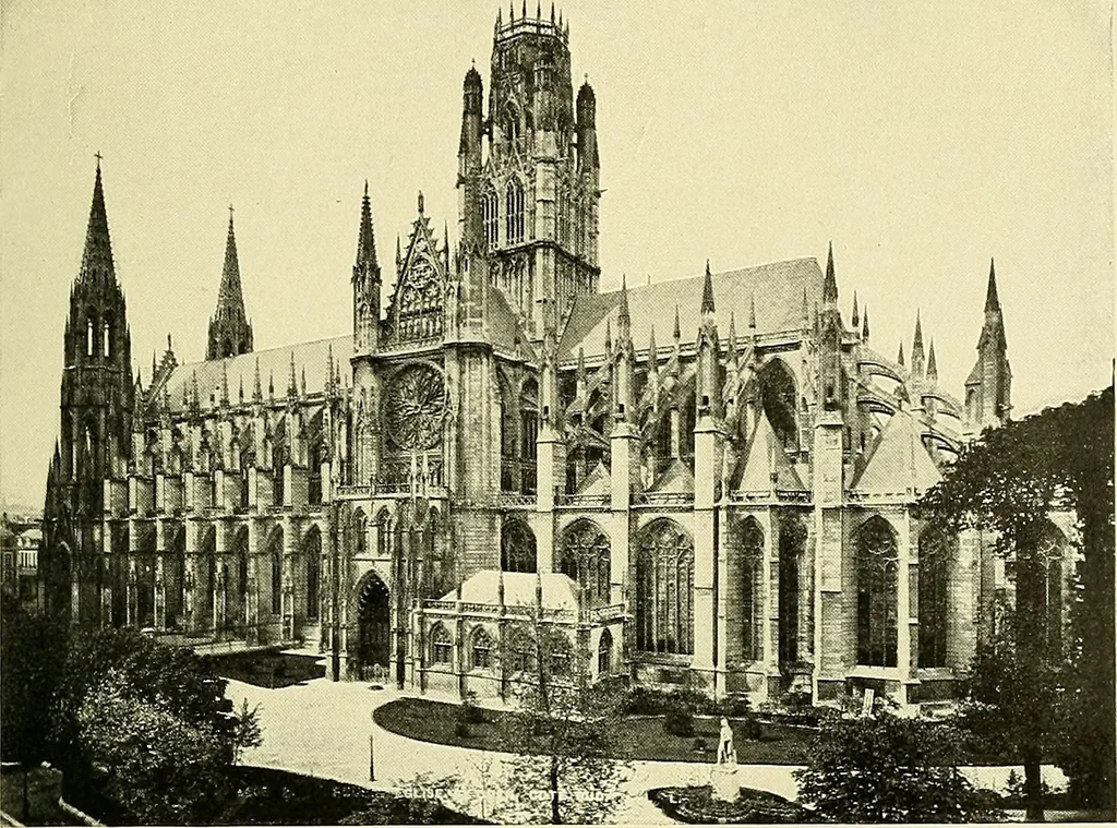 An illustration from Romance of the French abbeys, 1905, leaf 450