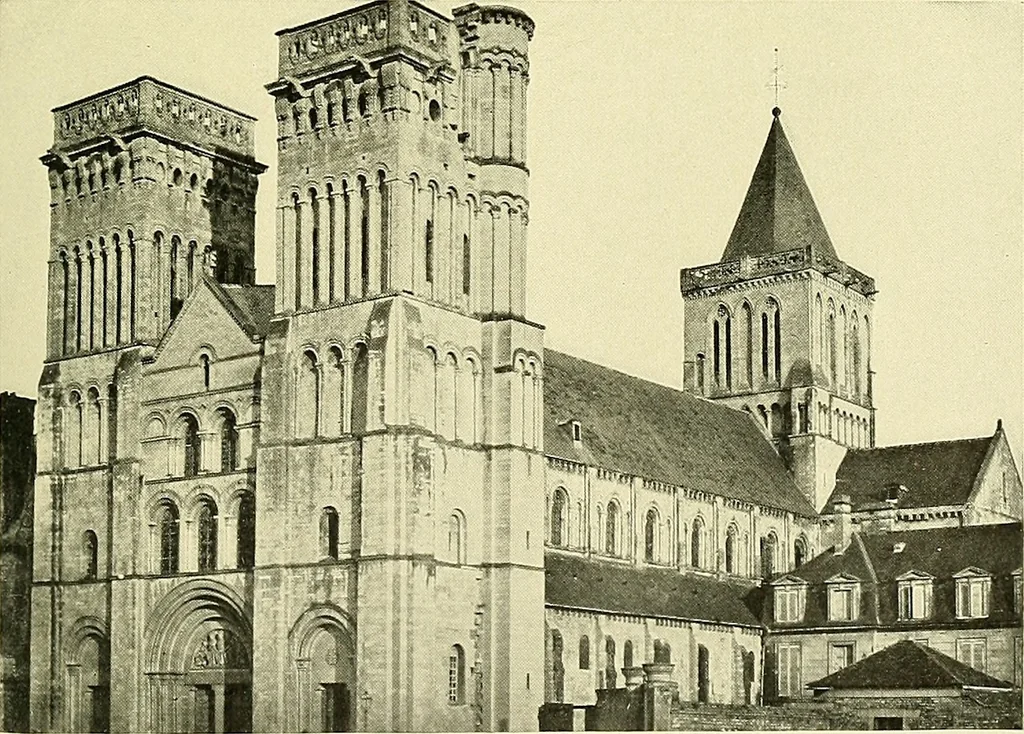 An illustration from Romance of the French abbeys, 1905, leaf 450