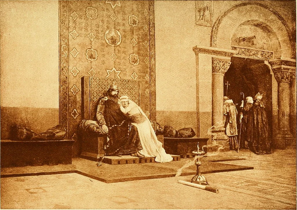 An illustration from Romance of the French abbeys, 1905, leaf 462