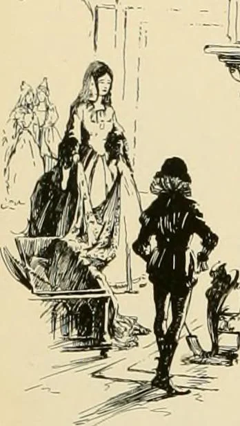 An illustration from The romance of lace, its historical background, its present manufacture, its varieties and uses, 1920, leaf 11