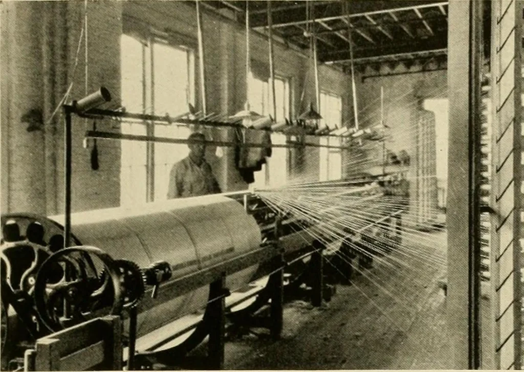 An illustration from The romance of lace, its historical background, its present manufacture, its varieties and uses, 1920, leaf 26