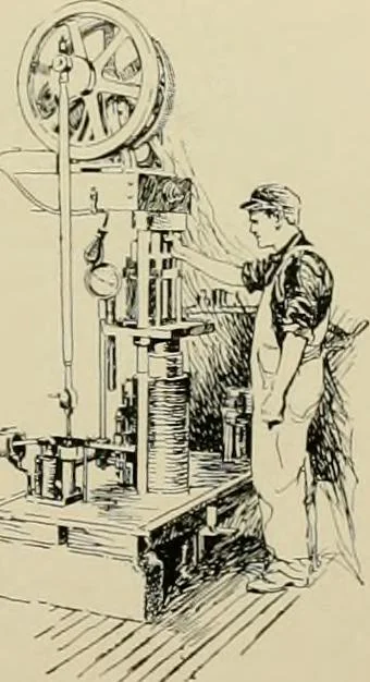 An illustration from The romance of lace, its historical background, its present manufacture, its varieties and uses, 1920, leaf 28