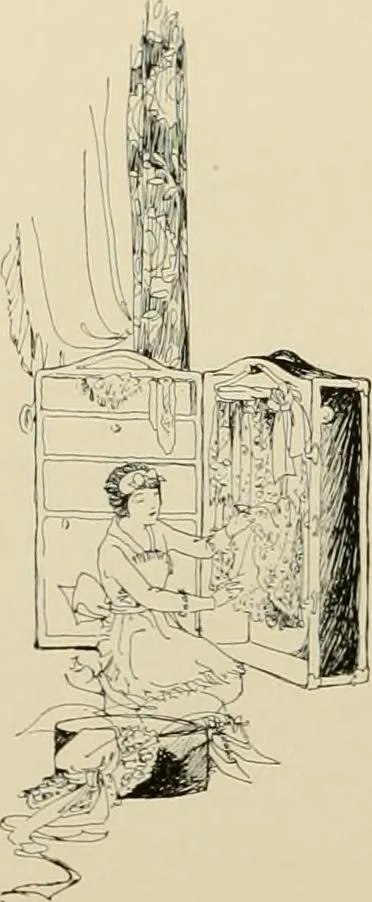 An illustration from The romance of lace, its historical background, its present manufacture, its varieties and uses, 1920, leaf 35
