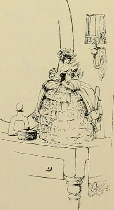 An illustration from The romance of lace, its historical background, its present manufacture, its varieties and uses, 1920, leaf 38