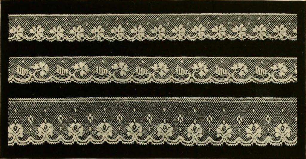An illustration from The romance of lace, its historical background, its present manufacture, its varieties and uses, 1920, leaf 42