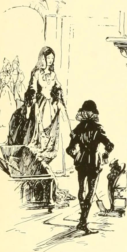 An illustration from The romance of lace, its historical background, its present manufacture, its varieties and uses, 1920, leaf 11