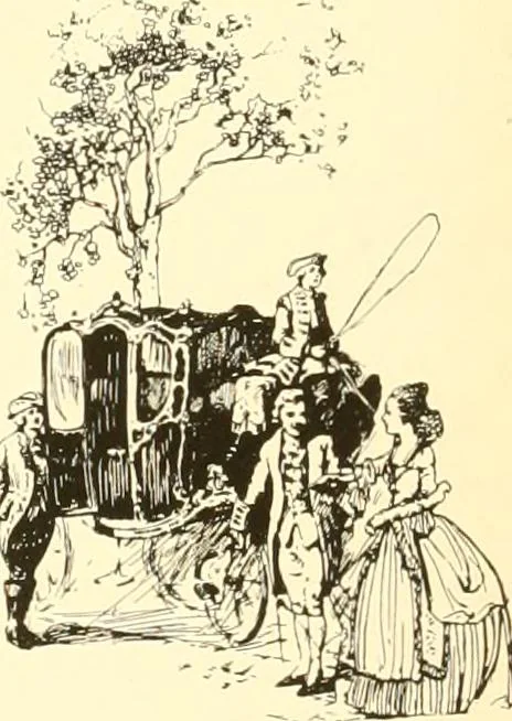 An illustration from The romance of lace, its historical background, its present manufacture, its varieties and uses, 1920, leaf 12
