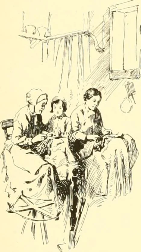An illustration from The romance of lace, its historical background, its present manufacture, its varieties and uses, 1920, leaf 13