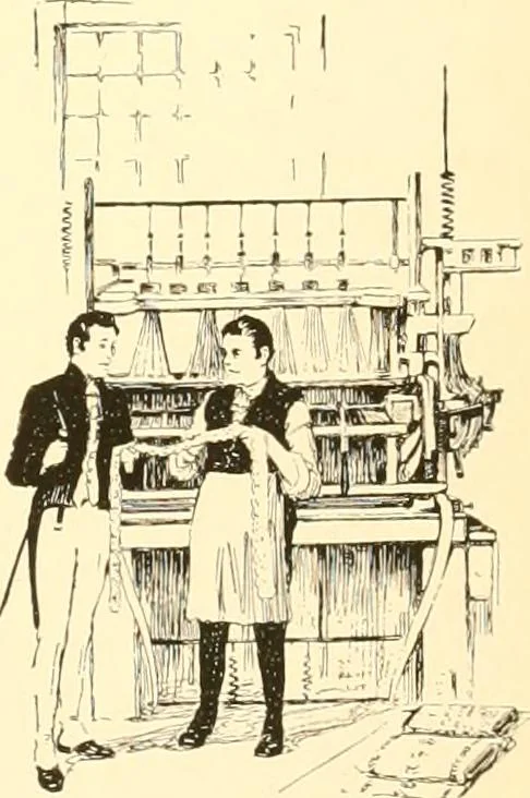 An illustration from The romance of lace, its historical background, its present manufacture, its varieties and uses, 1920, leaf 18