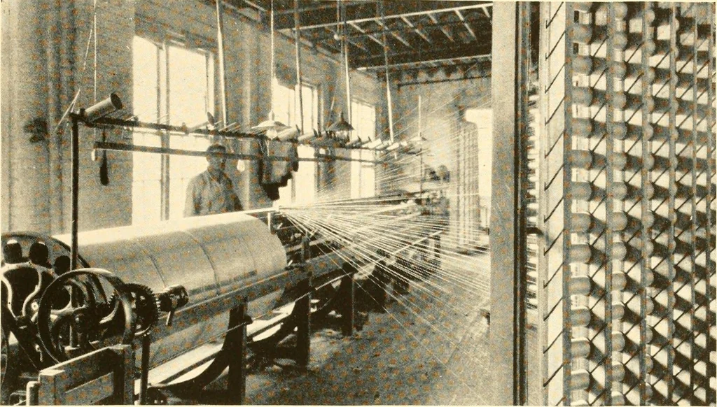 An illustration from The romance of lace, its historical background, its present manufacture, its varieties and uses, 1920, leaf 26