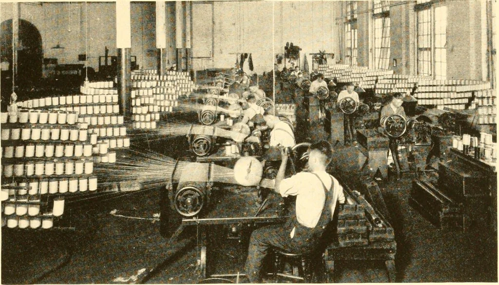 An illustration from The romance of lace, its historical background, its present manufacture, its varieties and uses, 1920, leaf 28