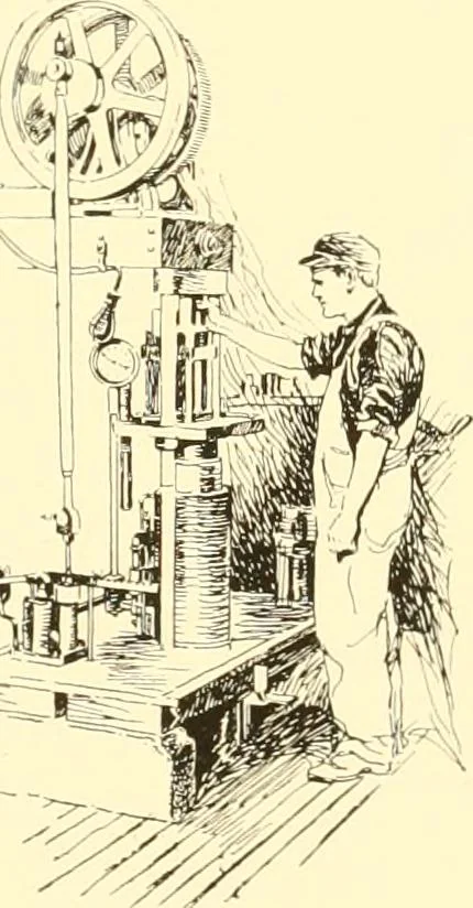 An illustration from The romance of lace, its historical background, its present manufacture, its varieties and uses, 1920, leaf 28