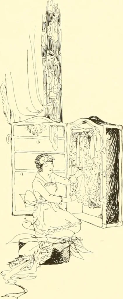 An illustration from The romance of lace, its historical background, its present manufacture, its varieties and uses, 1920, leaf 35