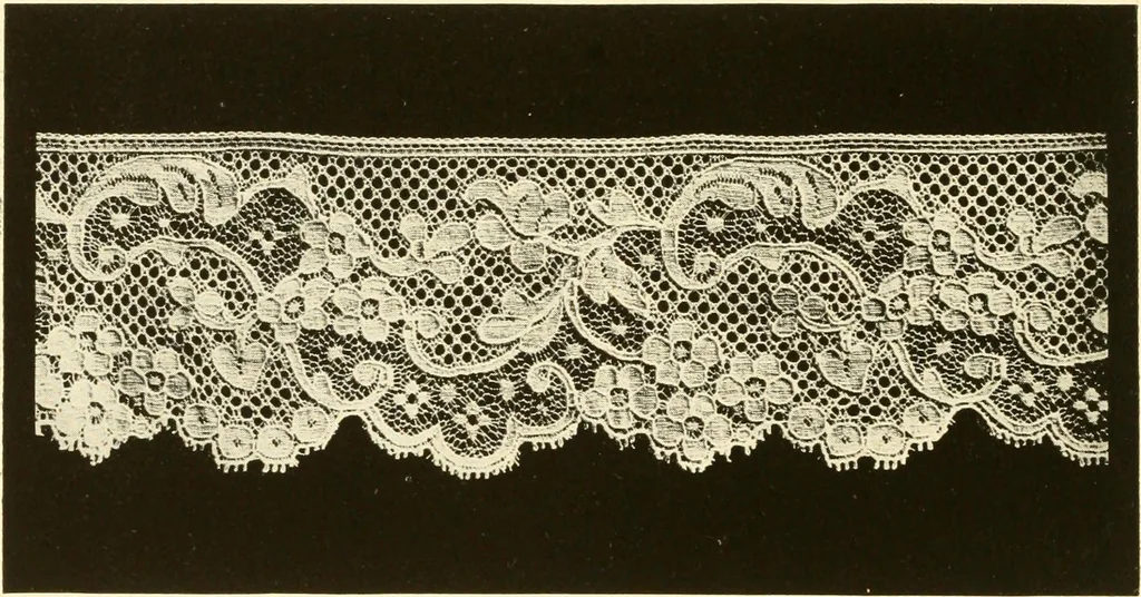 An illustration from The romance of lace, its historical background, its present manufacture, its varieties and uses, 1920, leaf 37