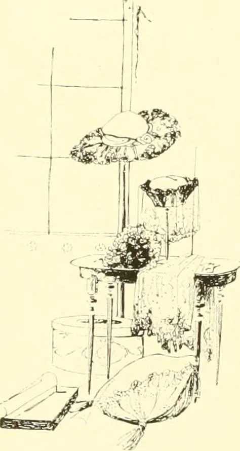 An illustration from The romance of lace, its historical background, its present manufacture, its varieties and uses, 1920, leaf 39