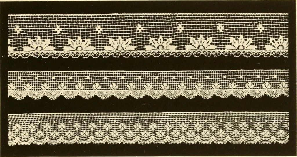 An illustration from The romance of lace, its historical background, its present manufacture, its varieties and uses, 1920, leaf 40