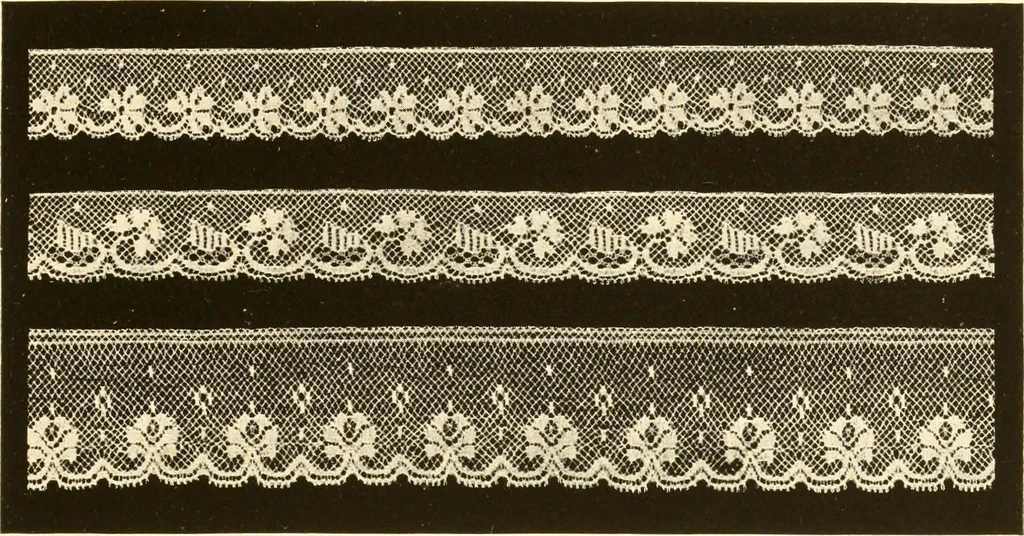 An illustration from The romance of lace, its historical background, its present manufacture, its varieties and uses, 1920, leaf 42