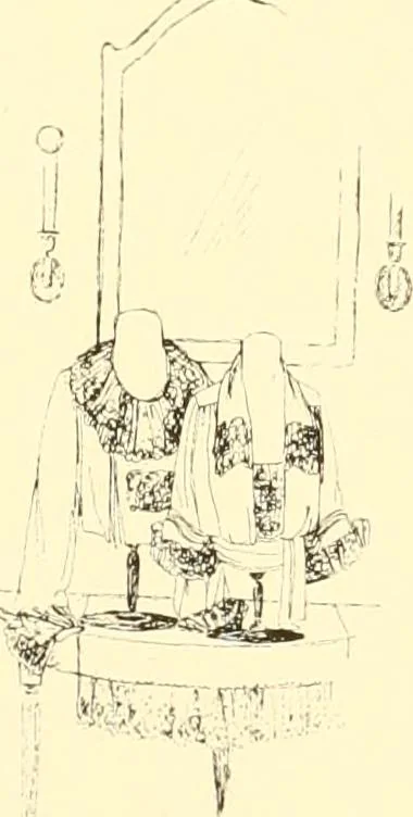 An illustration from The romance of lace, its historical background, its present manufacture, its varieties and uses, 1920, leaf 46