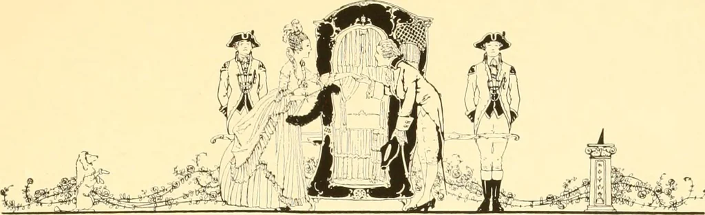 An illustration from The romance of lace, its historical background, its present manufacture, its varieties and uses, 1920, leaf 6