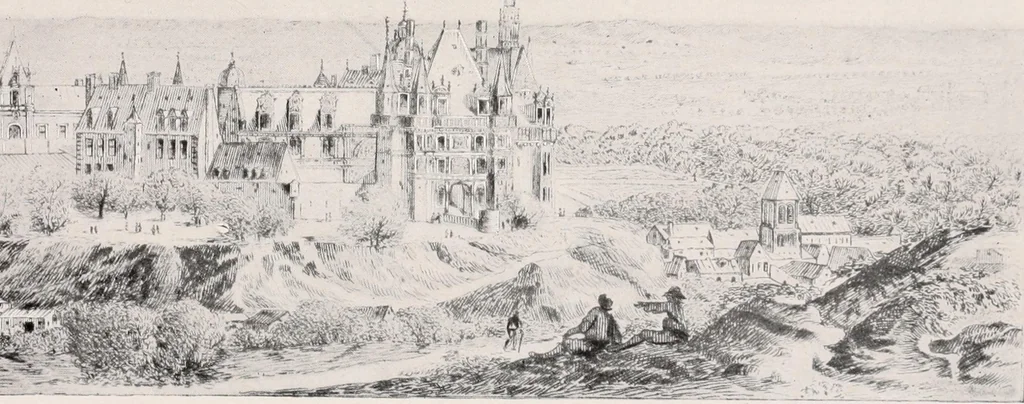 An illustration from Romance of the renaissance châteaux, 1907, leaf 156