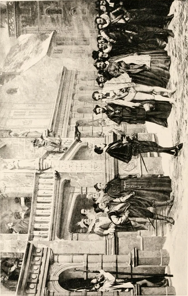 An illustration from Romance of the renaissance châteaux, 1907, leaf 7