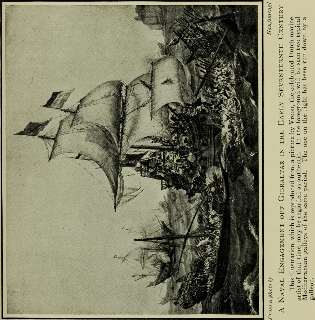 An illustration from The romance of the ship; the story of her origin and evolution, 1911, leaf 100