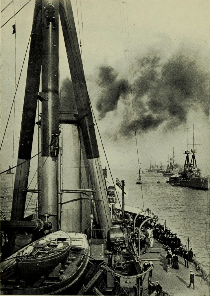 An illustration from The romance of the ship; the story of her origin and evolution, 1911, leaf 266