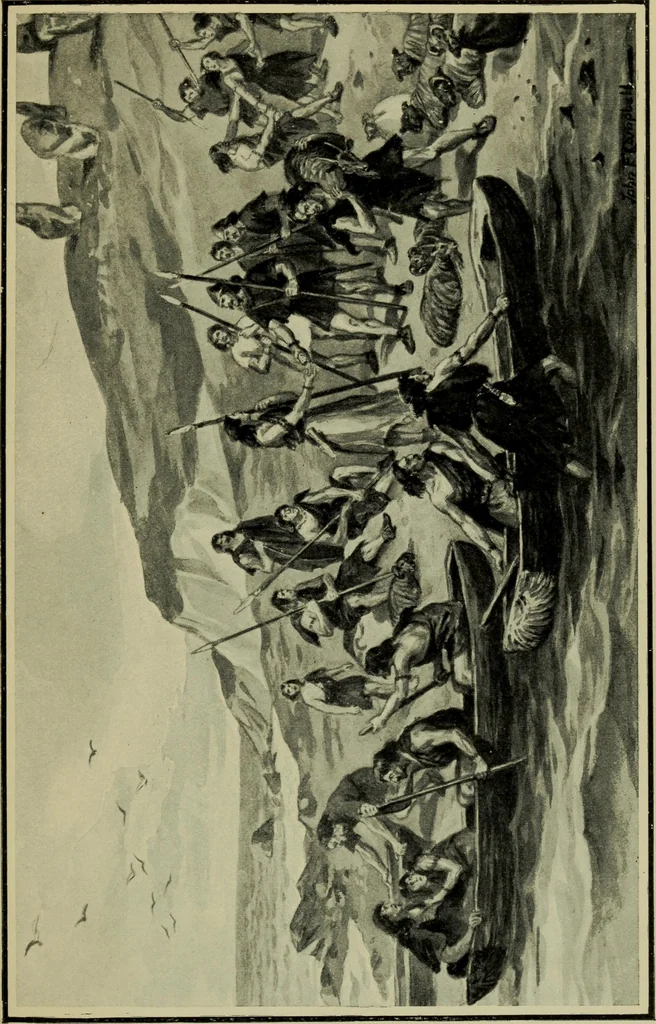 An illustration from The romance of the ship; the story of her origin and evolution, 1911, leaf 28