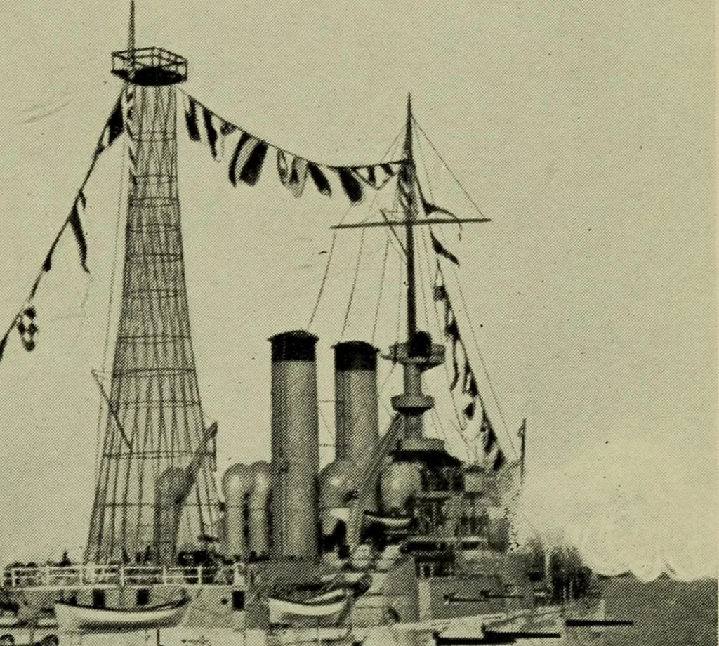 An illustration from The romance of the ship; the story of her origin and evolution, 1911, leaf 302