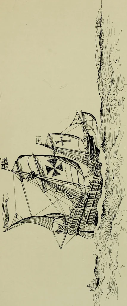 An illustration from The romance of the ship; the story of her origin and evolution, 1911, leaf 96