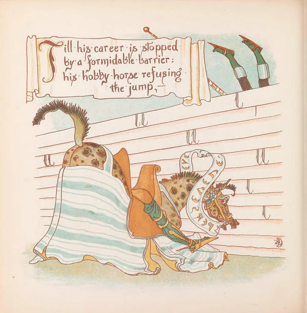 An illustration from A romance of the three Rs, 1886, leaf 42
