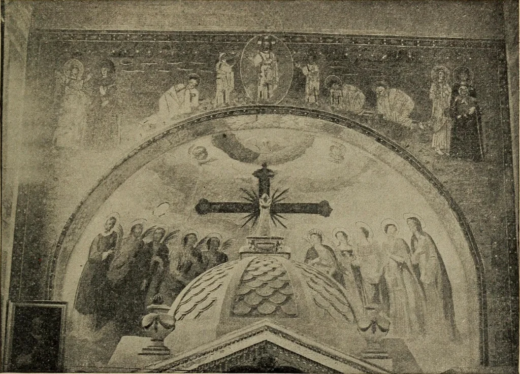 An illustration from Roman church mosaics of the first nine centuries, 1906, leaf 26