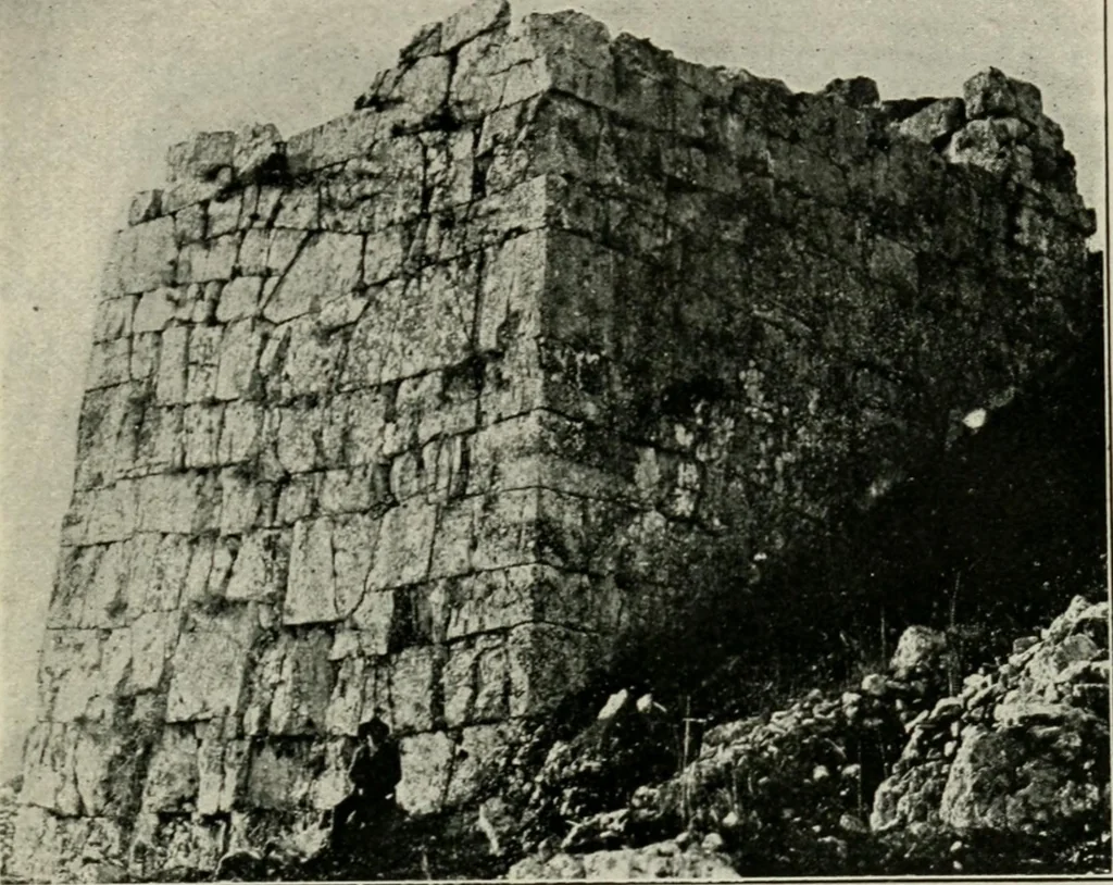 An illustration from Roman cities in Italy and Dalmatia, 1910, leaf 132