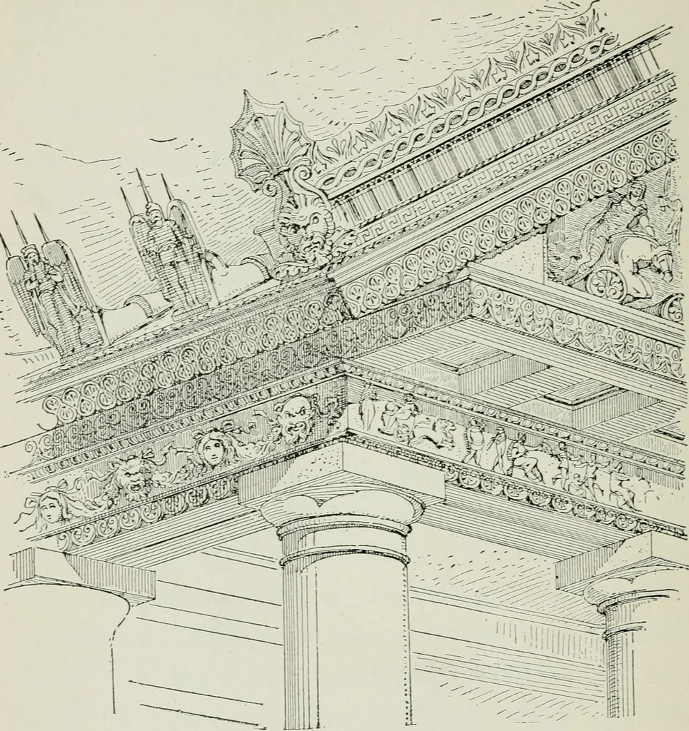 An illustration from Roman cities in Italy and Dalmatia, 1910, leaf 173