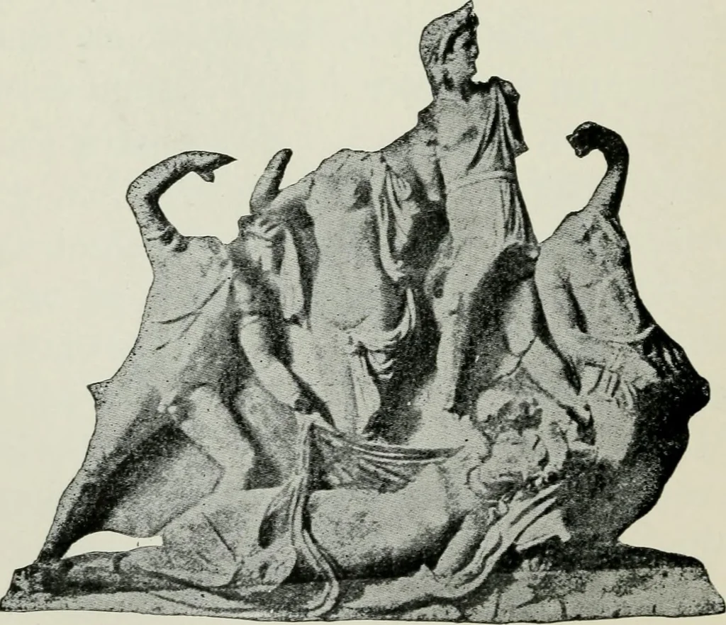 An illustration from Roman cities in Italy and Dalmatia, 1910, leaf 177